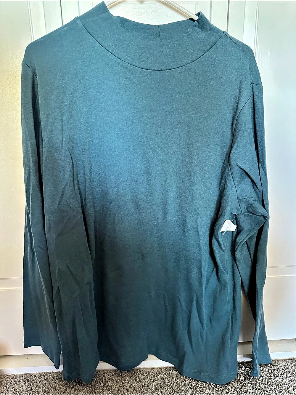 Croft & Barrow The Classic Modern Tee Long Sleeve Cotton Tee 1X NWT